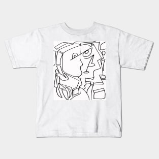 AP D2 revisited - The Politician and the girl Kids T-Shirt